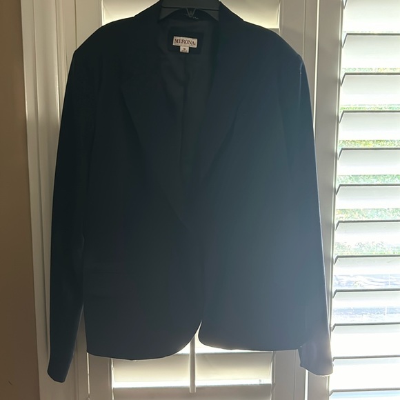 Black Merona Suit Jacket - Picture 1 of 3